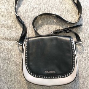 Genuine Michael Kors black, white and grey leather